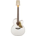 Gretsch G5022CWFE-12 Jumbo Falcon CE Cutaway Electric White - 12 String Acoustic Guitar