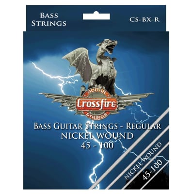 Crossfire Regular Light Bass Guitar Strings (45-100) for sale