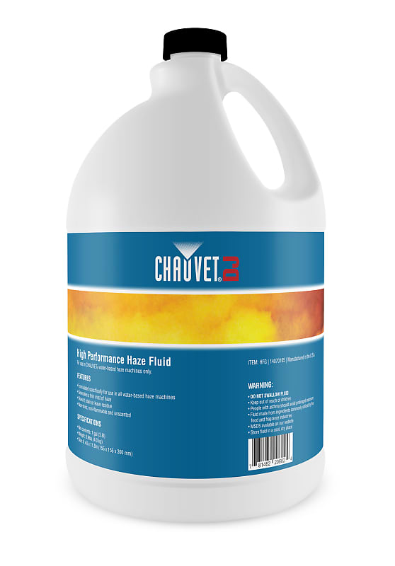 Chauvet DJ HFG High Performance Water-Based Haze Fluid, 1gal image 1