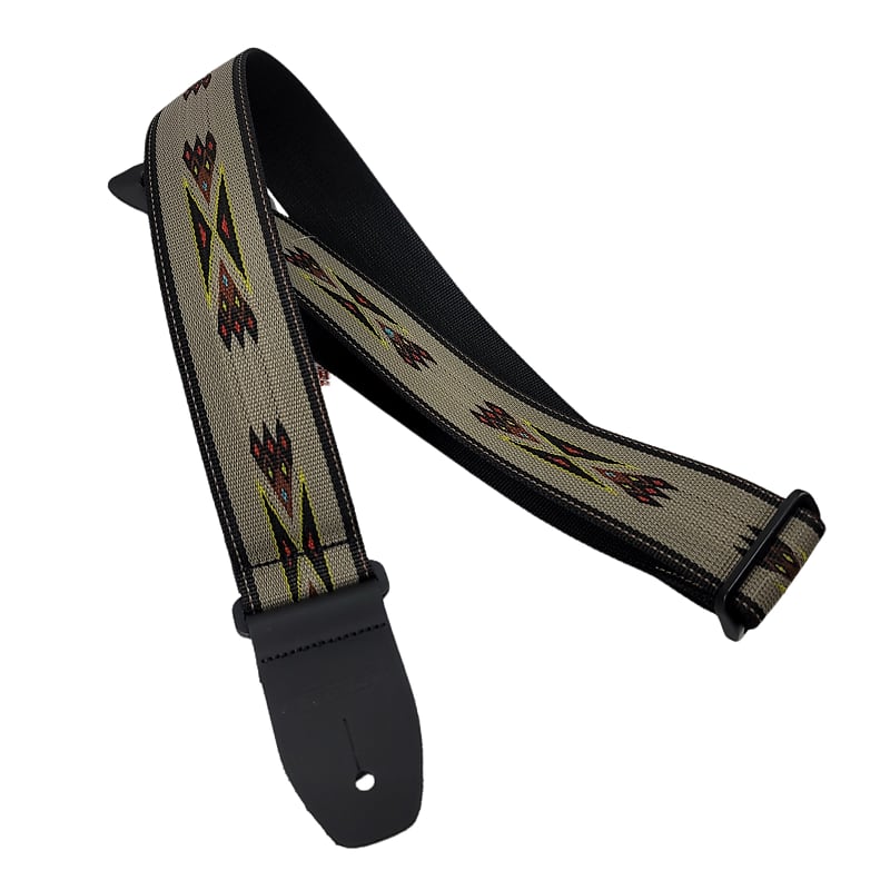 Henry Heller Poly Strap with Leather Ends - Aztec Beige image 1