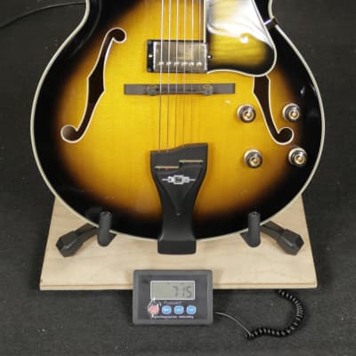 Ibanez George Benson LGB300 Hollowbody Guitar Vintage Yellow Sunburst w/  Case image 9