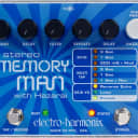Electro-Harmonix Stereo Memory Man w/ Hazarai Delay Guitar Effects Pedal -Power Supply Included-