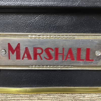 1963 "MG" Marshall JTM45 MKII Coffin logo with 4x12 cabinet image 2