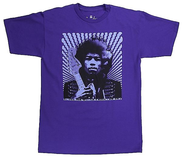 Fender Jimi Hendrix "Kiss the Sky" T-Shirt, Purple, L 2016 image 1