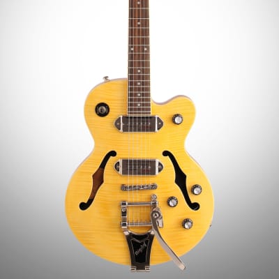 Epiphone Wildkat Electric Guitar with Bigsby Tremolo, Antique Natural image 2