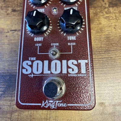 King Tone Soloist Rare Red Color tubescreamer-style overdrive