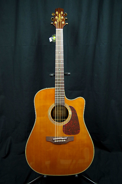 Takamine P5DC WB Pro Series 5 Dreadnought Cutaway Acoustic/Electric Guitar Whiskey Brown image 1