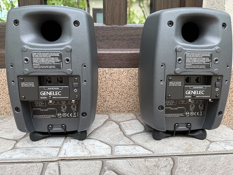 Genelec 8330A SAM Studio Monitor Pair Gray image 1