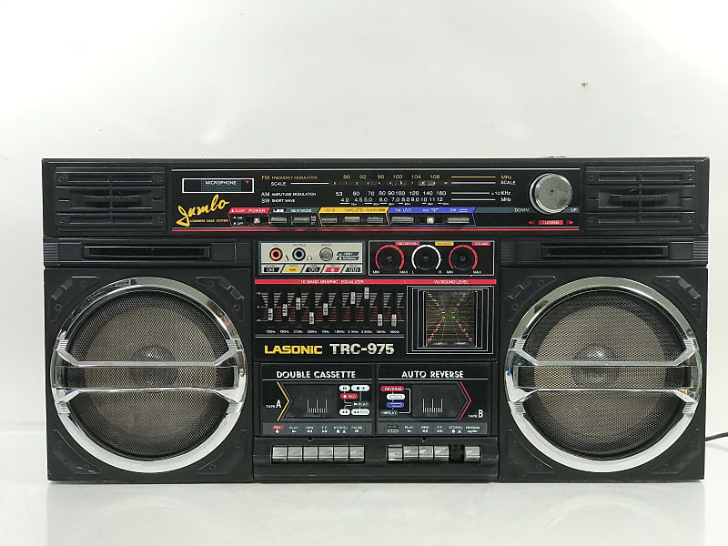 【バットマン】LASONIC TRC-975 Lasonic TRC-975 Boombox Stereo Radio Cassette Player