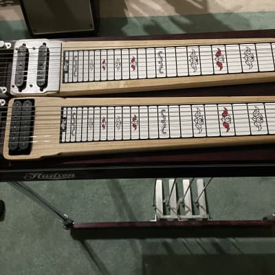 Hudson Double Neck Pedal Steel 8 str. each neck, open E and C6 Fender style and sound for sale