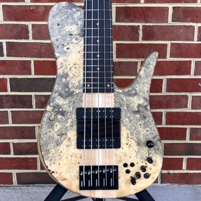 Fodera Custom Imperial Elite 5-Olive Top w/Birdseye Maple FB