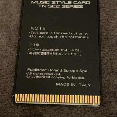 Roland TN-SC2-03 Music Style Card Country for Roland E image 2