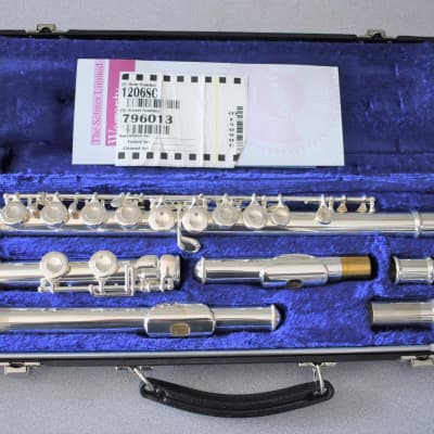 Selmer 1206SC Flute with Straight and Curved Head Joints image 1