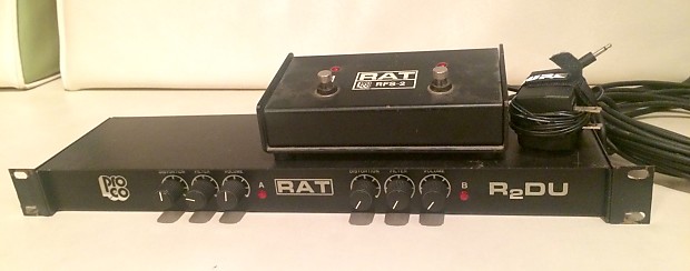ProCo Rat R2DU rack-mount w/ RFS-2 foot-switch | Reverb