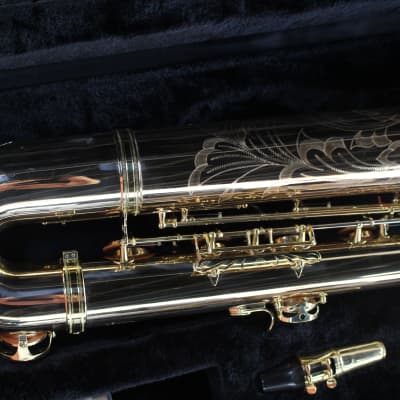 P. Mauriat PMB-301GL Low A Baritone Saxophone image 12