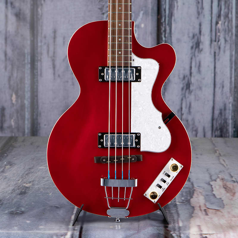 Höfner Ignition PRO Club Bass, Metallic Red image 1