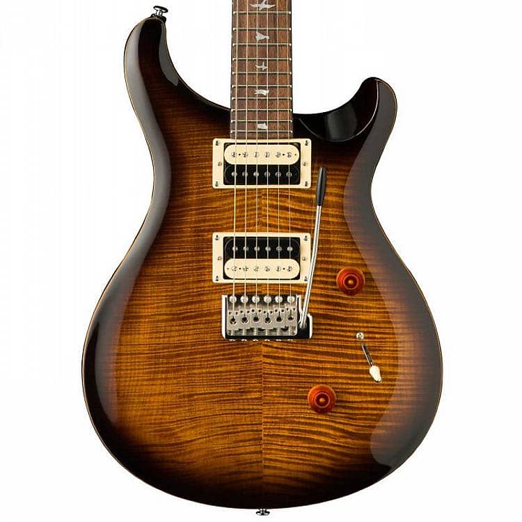PRS SE Custom 24 Black Gold Burst image 1
