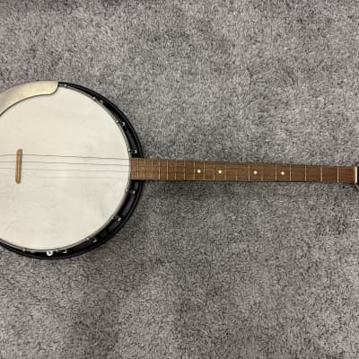 Silvertone Tenor Banjo Resonator 4 string 1950-1960 Sears Kay Made country blues bluegrass folk music ukulele image 1