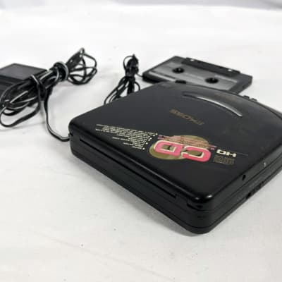 Koss CDP402 "Super Slim" Portable Compact Disk CD Player w/Accessories - 1993 Black image 7