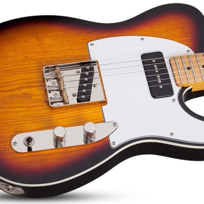 Schecter PT Special Solid Body Electric Guitar 3-Tone Sunburst image 14