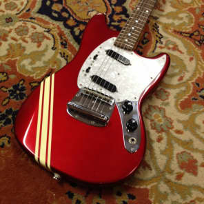 Fender Mustang 69 Competition Reissue  Candy Apple Red image 2