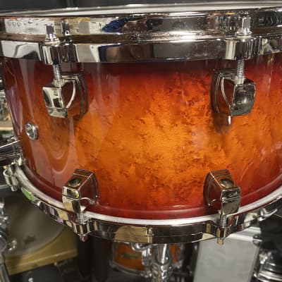 Yamaha John JR Robinson Signature Snare Drum Amber Sunburst image 2