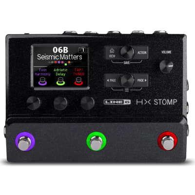 Reverb.com listing, price, conditions, and images for line-6-hx-stomp-guitar-multi-effects-floor-processor