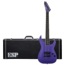 ESP LTD SC607B1H Baritone Electric Guitar (Purple Satin), with Hard Case