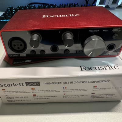 Focusrite Scarlett Solo 3rd Gen USB Audio Interface | Long