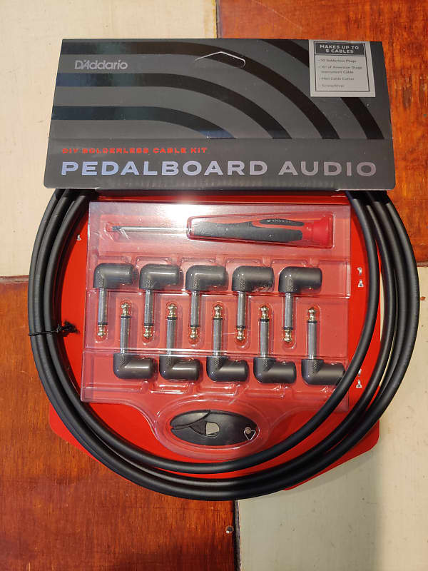 D'Addario DIY Solderless Pedalboard Cable Kit Reverb