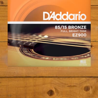 D'Addario EZ900 85/15 Bronze Acoustic Guitar Strings Extra Light 10-50