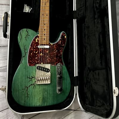MB 1955 Custom Guitars Model “T” (Fractal) 2023  Green image 1