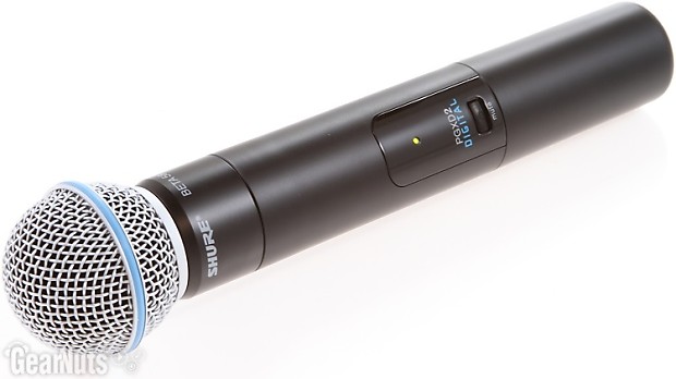 Shure PGXD2/BETA58 Digital Wireless Handheld Microphone Transmitter