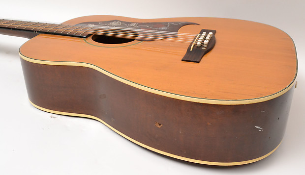 Vintage Conrad 12-String Acoustic Guitar Made in Japan Model 401110