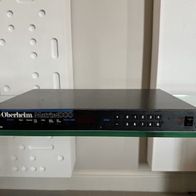 Oberheim Matrix 1000 Rackmount 6-Voice Synthesizer 1987 - Black