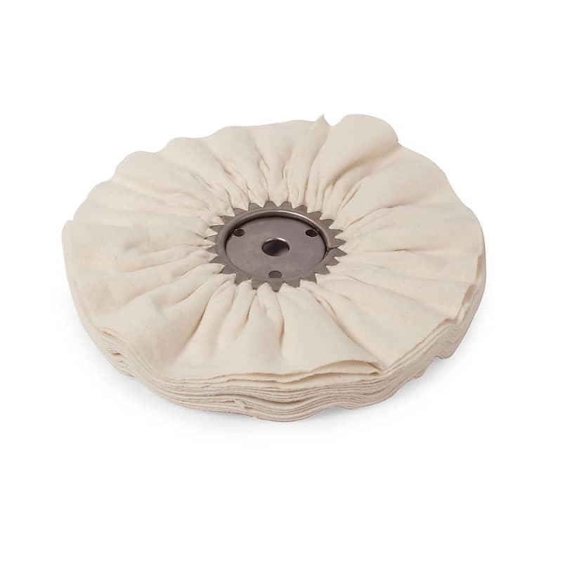 StewMac Buffing Wheel, 12" Domet, 3/4" Shaft Reverb