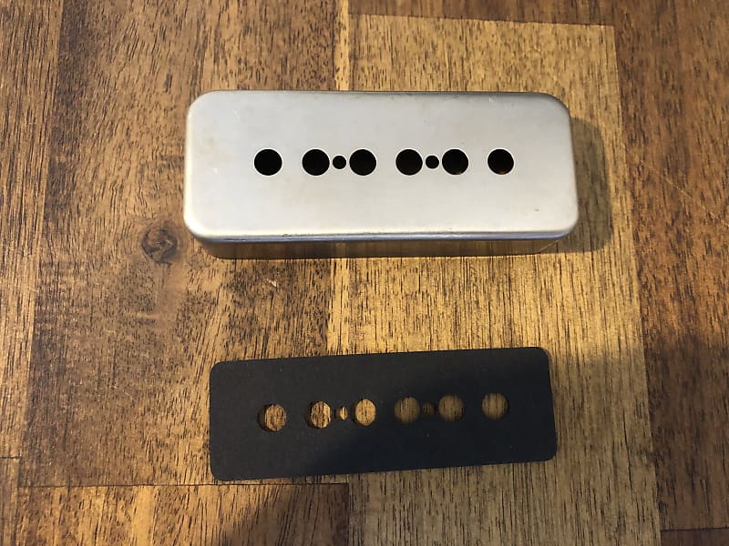 P90 Cover Nickel Raw Nickel Reverb