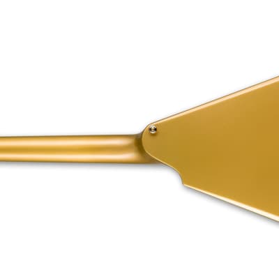Mint ESP LTD KH-V Kirk Hammett Signature Electric Guitar Metallic Gold image 2