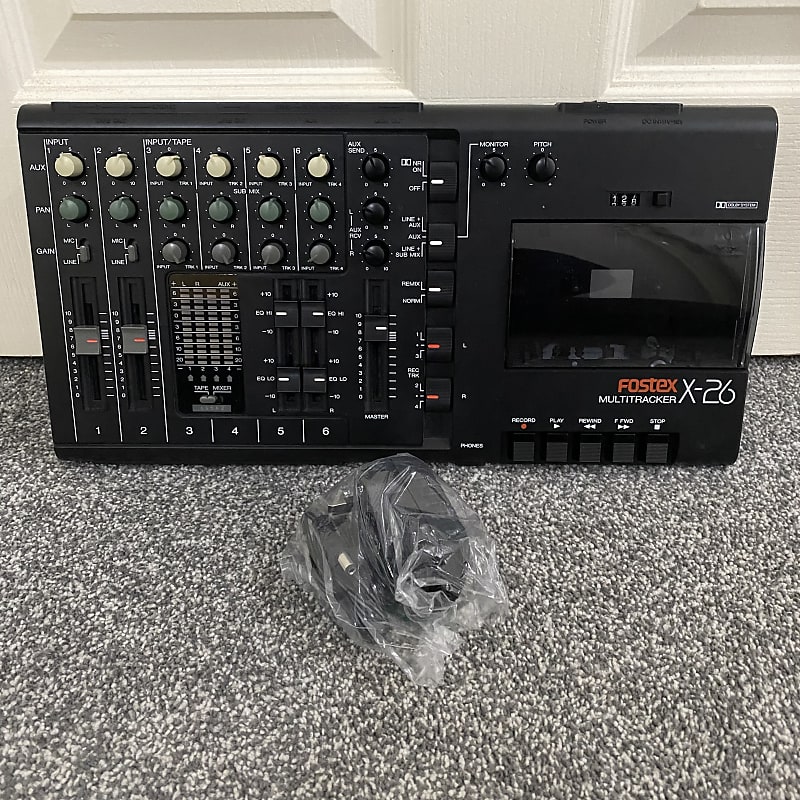 FOSTEX X26 vintage analog 4 track multitrack cassette tape Reverb