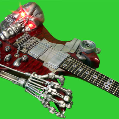 Custom guitar inspired by any movie or TV of your choice (made to order) - see photos for examples image 7