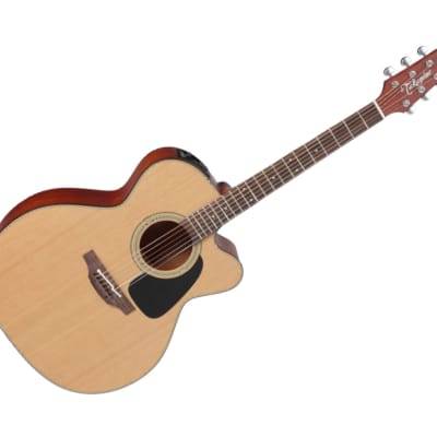 Takamine Pro Series P1JC Jumbo Venetian Cutaway A/E Guitar - Natural image 1