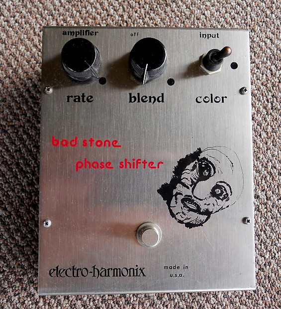 Electro-Harmonix Bad Stone Analog Phase Shifter V1 "Mummy Face" image 1