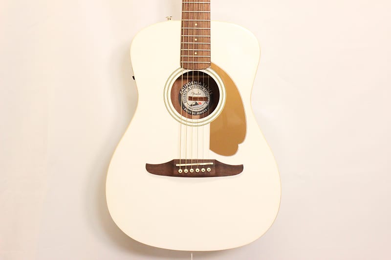 Fender Malibu Player Acoustic Guitars - White | Reverb