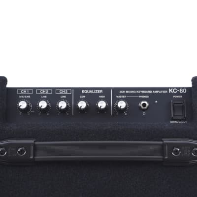 Roland KC-80 3-Channel Mixing Keyboard Amplifier 50W image 4