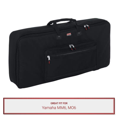 Gator Cases Keyboard Gig Bag fits Yamaha MM6, MO6