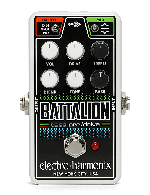 Electro-Harmonix Nano Battalion Bass Preamp and Overdrive