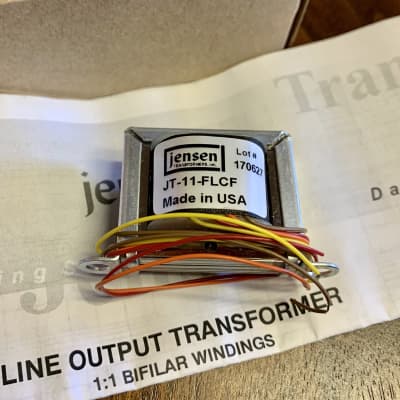 Jensen JE-123-s line input transformers original vintage api | Reverb