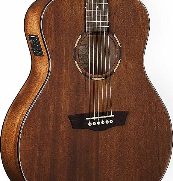 Washburn Woodline O12SE Orchestra Acoustic Electric Guitar Natural