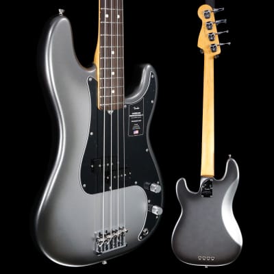 Fender American Professional II Precision Bass, Rosewood Fb, Mercury image 1