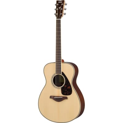 Yamaha FG720S-BL Dreadnought Acoustic Guitar (Black) | Reverb